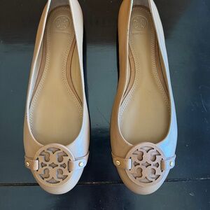 Tory Burch Gabriel Ballet Brown Flats Royal Tan 9.5